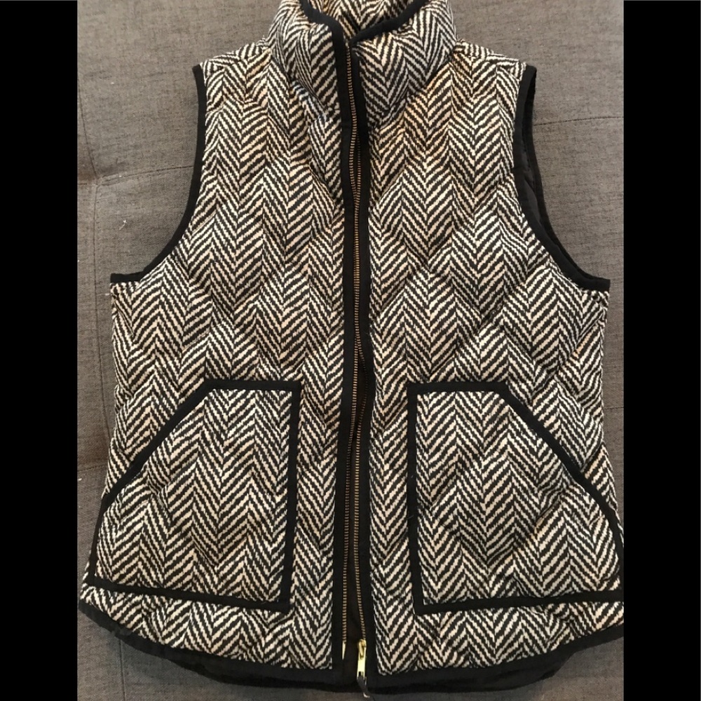Herringbone J Crew vest. Size S.